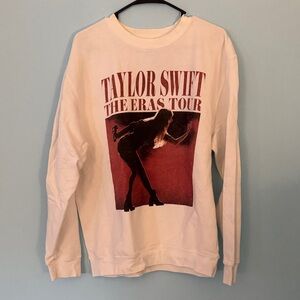 Taylor Swift The Eras Tour White Crew Neck